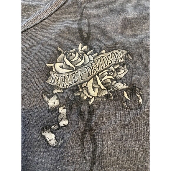 Harley Davidson A.B.C. Waterford Michigan Gray Short Sleeve Hoodie Size L - Picture 1 of 13